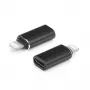 Adaptador OEM conector fêmea USB-C para ficha Lightning preto