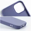 Capa OEM para Honor X6c azul mate com revestimento traseiro em silicone