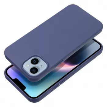 Capa OEM para Honor X6c azul mate com revestimento traseiro em silicone