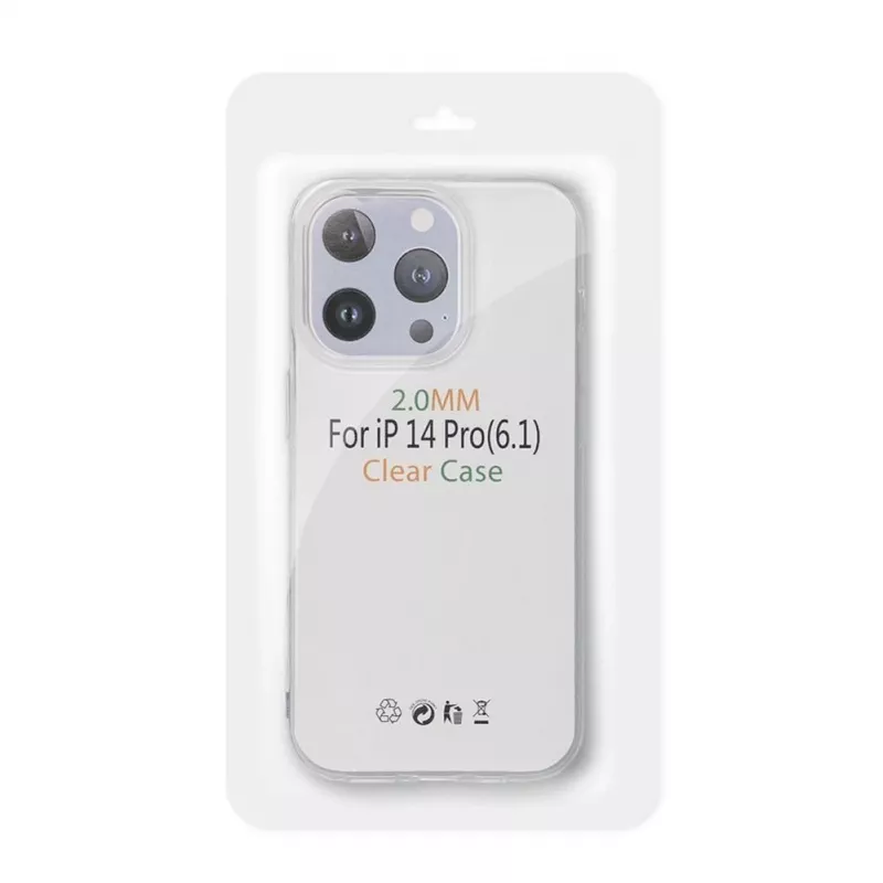 Capa OEM para iPhone 12 Mini transparente 2 mm (proteção da câmara)