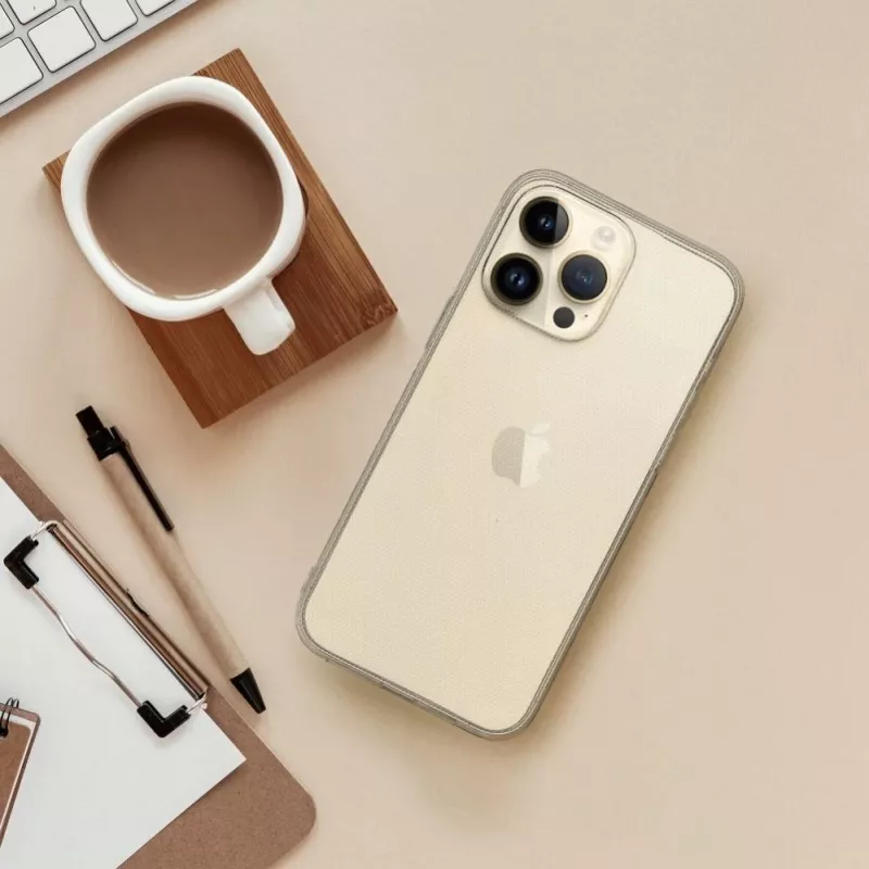 Capa OEM para iPhone 12 Mini transparente 2 mm (proteção da câmara)