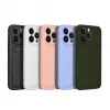 Capa OEM para iPhone 15 Pro Max com porta-cartões branca
