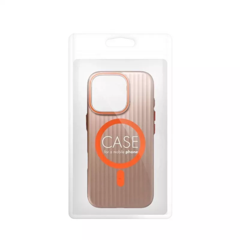 Capa OEM para iPhone 15 Pro Max Simply compatível com MagSafe titânio-deserto