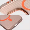 Capa OEM para iPhone 15 Pro Max Simply compatível com MagSafe titânio-deserto