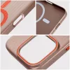 Capa OEM para iPhone 15 Pro Max Simply compatível com MagSafe titânio-deserto