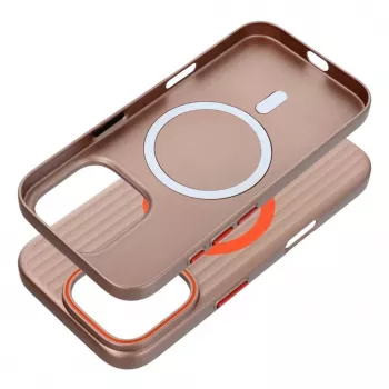 Capa OEM para iPhone 15 Pro Max Simply compatível com MagSafe titânio-deserto