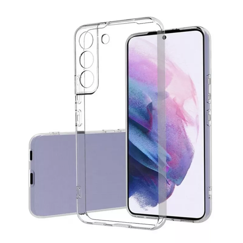 Capa transparente OEM para Samsung Galaxy S21 FE 5G, capa traseira TPU transparente de 2 mm
