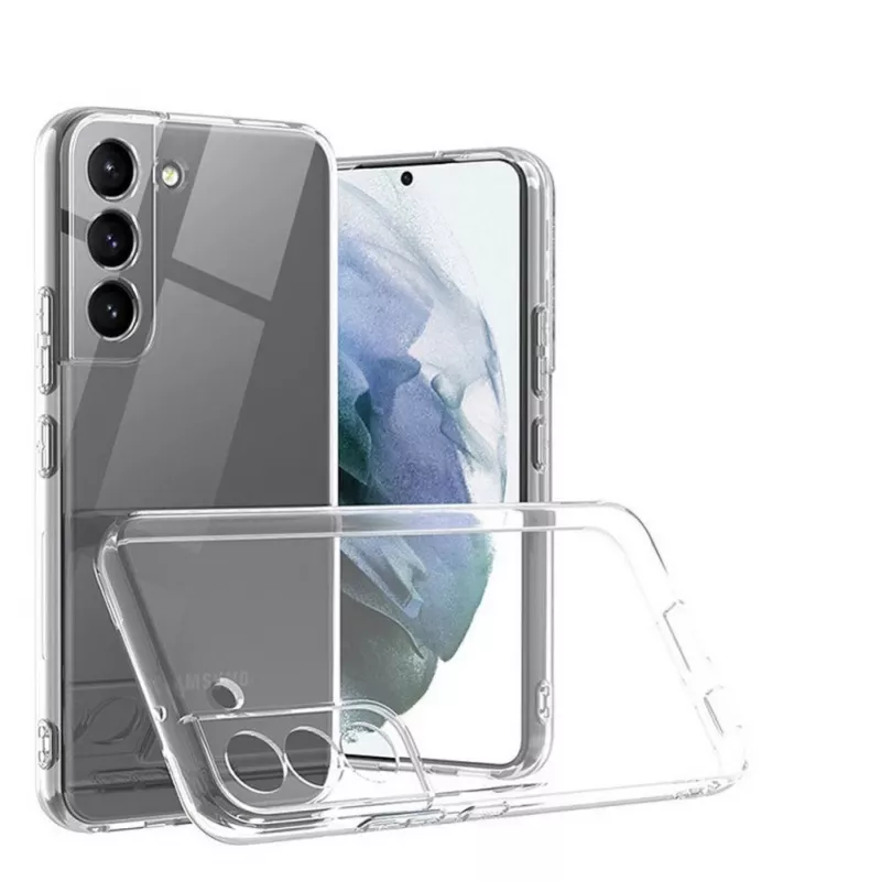 Capa transparente OEM para Samsung Galaxy S21 FE 5G, capa traseira TPU transparente de 2 mm