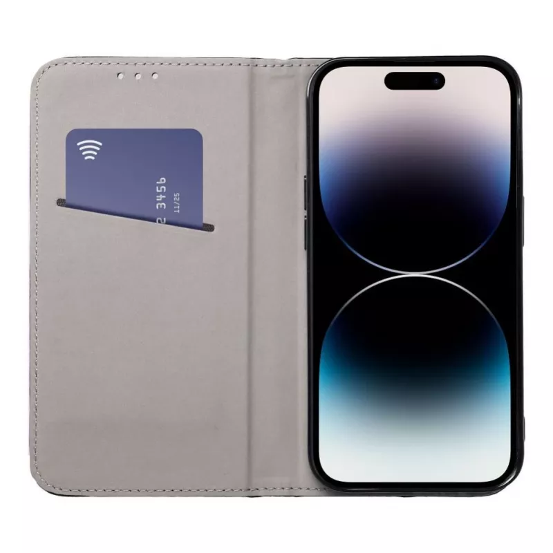 Capa tipo livro OEM Smart Magneto para Motorola Edge 60 Fusion preta