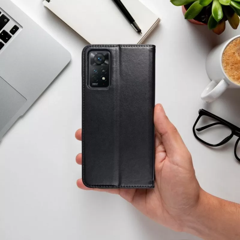 Capa tipo livro OEM Smart Magneto para Motorola Edge 60 Fusion preta
