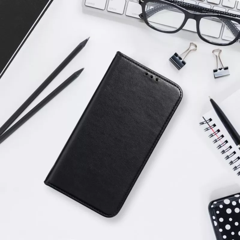 Capa tipo livro OEM Smart Magneto para Motorola Edge 60 Fusion preta