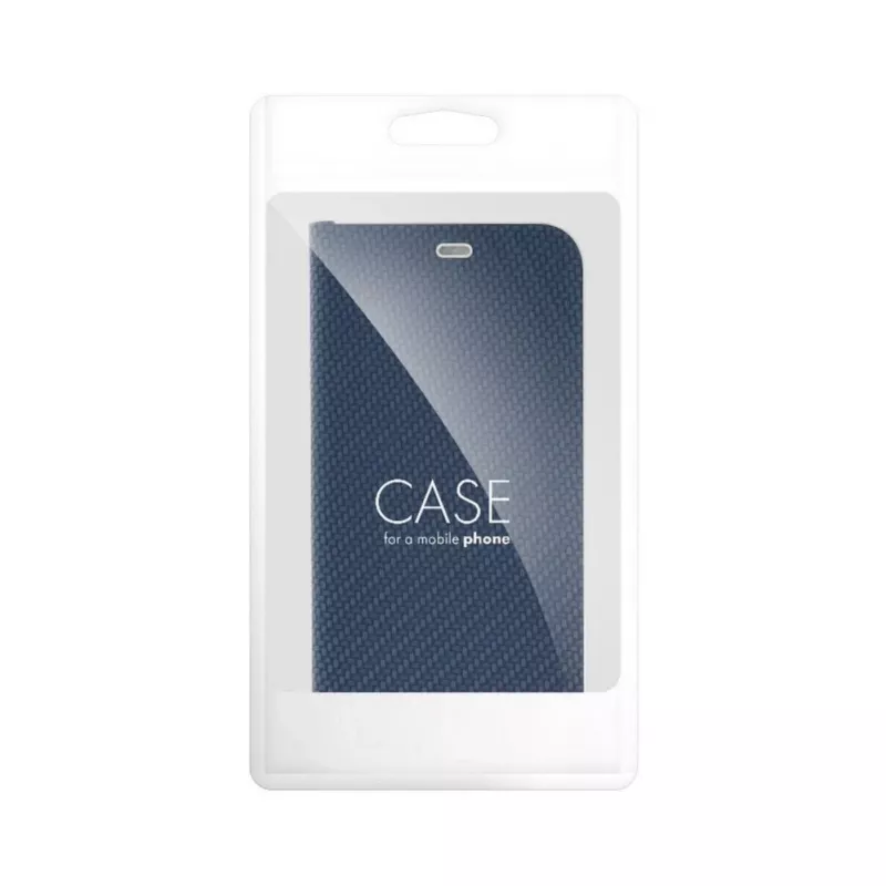 Capa flip OEM para Samsung A54 5G Luna Book carbono azul