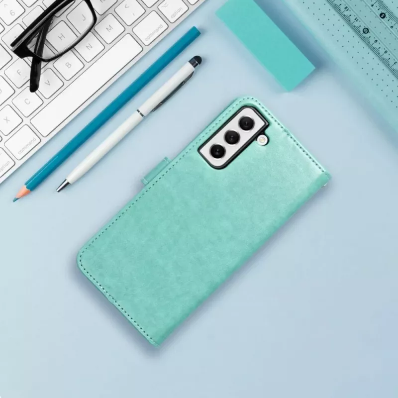 Capa tipo livro OEM para Samsung Galaxy A54 5G Mezzo Book Tree Verde