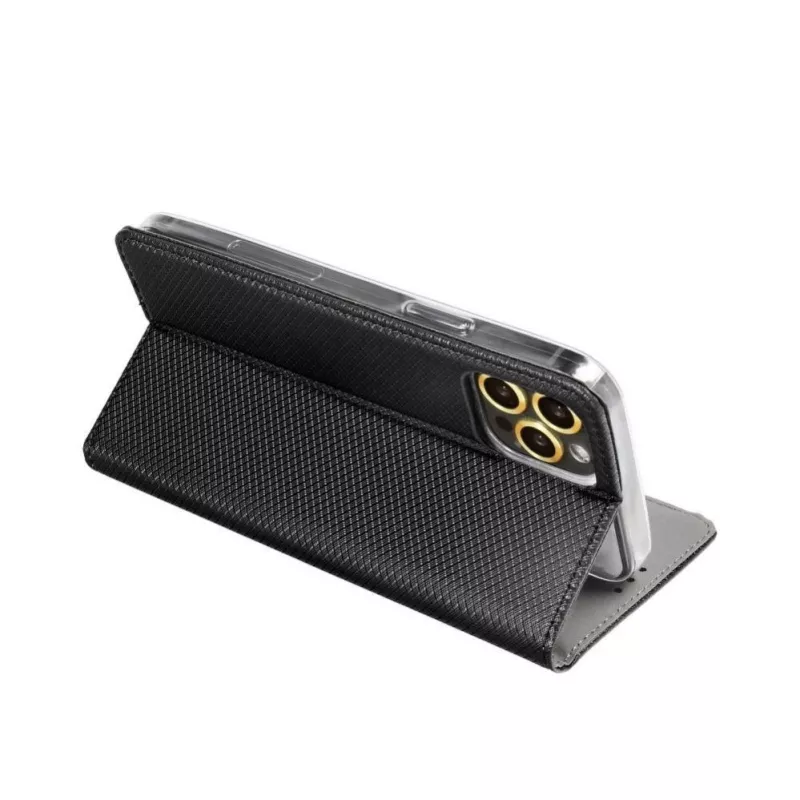 OEM Capa tipo flip para Xiaomi Redmi Note 10 5G / Poco M3 Pro / Poco M3 Pro 5G - Capa tipo livro inteligente preto