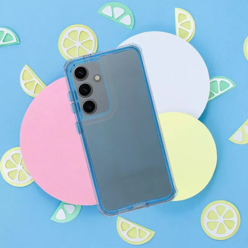 OEM MATRIX CLEAR capa para Samsung Galaxy A35 5G - azul transparente