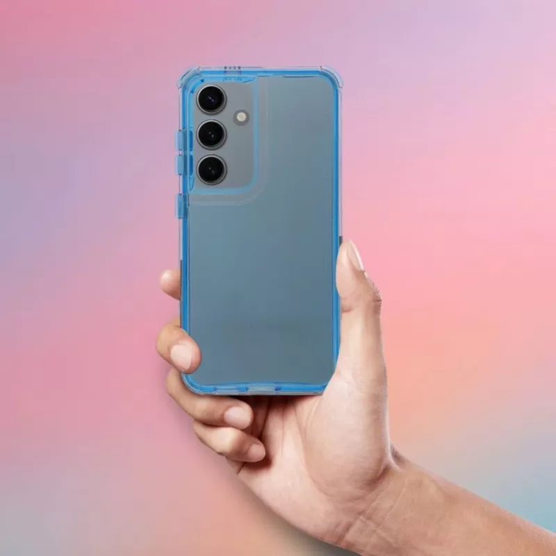 OEM MATRIX CLEAR capa para Samsung Galaxy A35 5G - azul transparente