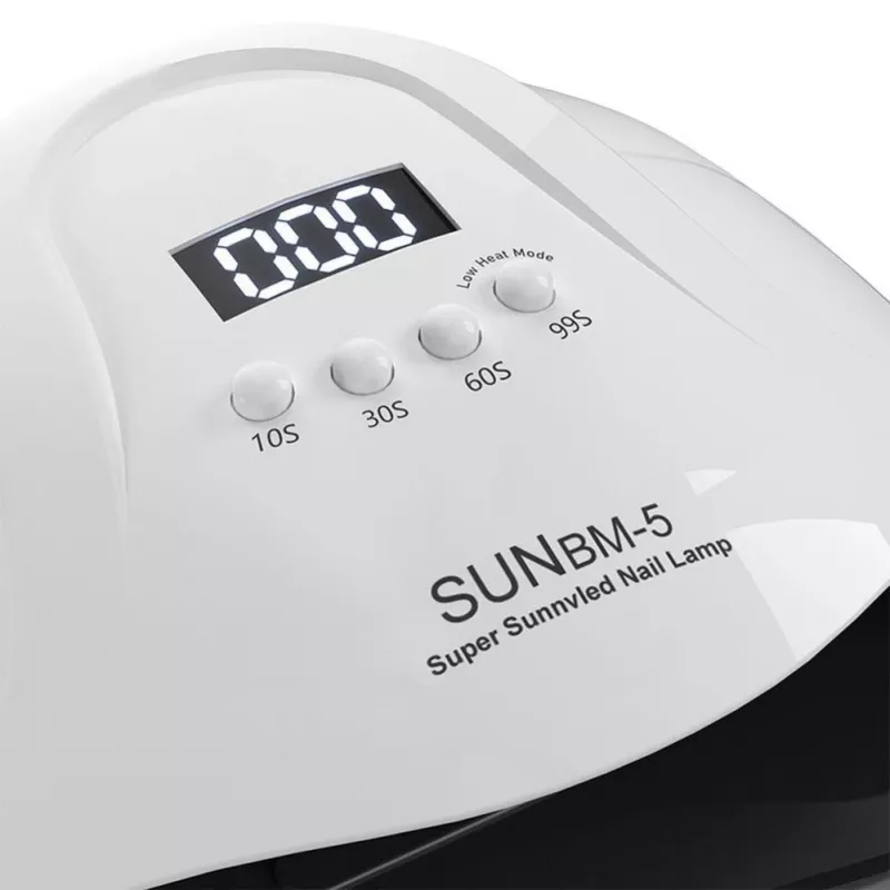 Lâmpada secadora de unhas OEM UV LED 66 lâmpadas 180W SUN X7 MAX branca