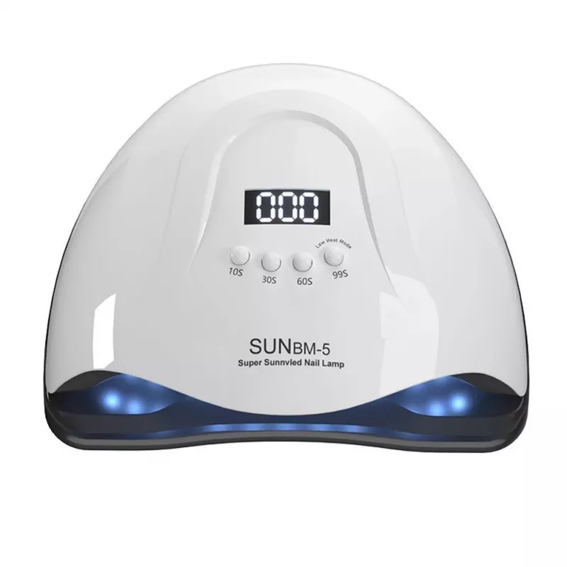Lâmpada secadora de unhas OEM UV LED 66 lâmpadas 180W SUN X7 MAX branca