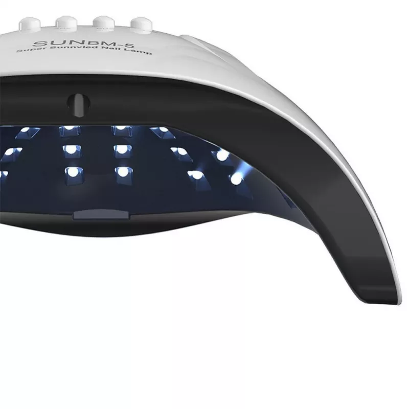 Lâmpada secadora de unhas OEM UV LED 66 lâmpadas 180W SUN X7 MAX branca