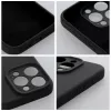 OEM Capa de Silicone 2mm Preta para Apple iPhone 16 Pro Max