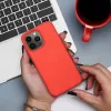 Capa de silicone OEM para iPhone 17 Pro Max / 18 Pro Max (relevo baixo da câmara) - pêssego