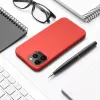 Capa de silicone OEM para iPhone 17 Pro Max / 18 Pro Max (relevo baixo da câmara) - pêssego