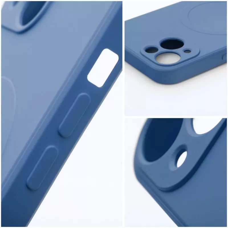 OEM Capa MagSafe de Silicone para Apple iPhone 16 com Proteção de Câmara - Azul