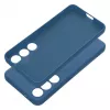 Capa OEM de silicone MagSafe para Samsung Galaxy S24 com proteção da câmara - azul