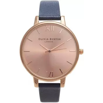 Olivia Burton Relógio de mulher Big Dial OB13BD13B 38mm dourado rosa e cinzento