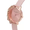Olivia Burton relógio de pulso de quartzo para mulher Celestial 30 mm ouro rosa aço inoxidável malha OB16CB11