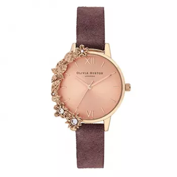 Relógio de mulher Olivia Burton Celestial OB16CB21 - 30 mm malha de aço inoxidável dourado rosa