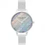 Relógio de mulher Olivia Burton OB16US46 34 mm prateado aço inoxidável malha