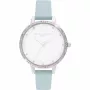 Olivia Burton Relógio de mulher Rainbow Bee OB16RB19 - 34 mm ouro rosa e pele cinzenta