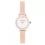 Relógio de mulher Olivia Burton dourado rosa OB16MC61 23mm quartzo aço inoxidável malha