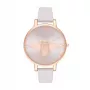 Relógio de mulher Olivia Burton Sparkle Bee OB16AM158 - 38mm ouro rosa aço inoxidável malha