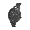Olivia Burton relógio de senhora de quartzo Sparkle Bee OB16GD49 - 34mm, mostrador branco, bracelete de pele cinzenta