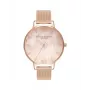 Olivia Burton Relógio mulher Sparkle Butterfly OB16SP01 38mm pele cinzenta