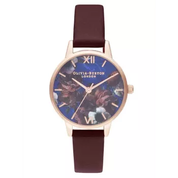 Relógio de mulher Olivia Burton Sparkle Butterfly OB16SP10 - ouro rosa 38mm