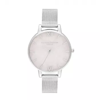 Relógio Olivia Burton mulher Sparkle Butterfly OB16SP18 - 38mm em aço inoxidável dourado rosa