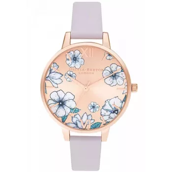 Relógio de mulher OLIVIA BURTON OB16AN03 (34 mm) malha de aço inoxidável tom ouro rosa
