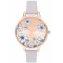 Relógio de mulher OLIVIA BURTON OB16AN03 (34 mm) malha de aço inoxidável tom ouro rosa