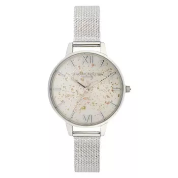 OLIVIA BURTON relógio para mulher OB16GD14 34mm ouro aço inoxidável quartzo