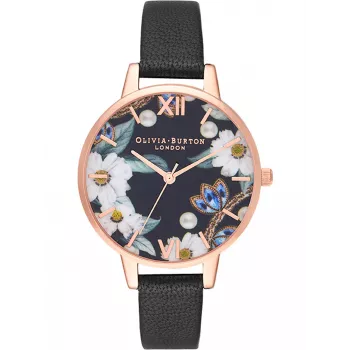 Olivia Burton Relógio de mulher OB16GSET24 34 mm com mostrador floral e bracelete