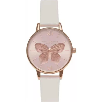 Relógio de mulher OLIVIA BURTON OB16MB16 30 mm ouro rosa aço inoxidável malha