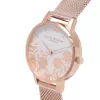 Relógio de mulher Olivia Burton OB16MV79 38mm ouro rosa aço inoxidável malha
