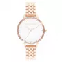 Relógio OLIVIA BURTON mulher OB16RB21 34mm rosé aço inoxidável pele cinzenta