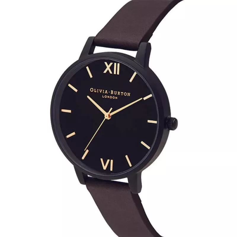 Relógio de mulher Olivia Burton OB16SH06 40mm ouro rosa aço inoxidável malha