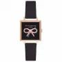 OLIVIA BURTON relógio de senhora OB16VB03 22,5mm caixa de aço inoxidável banhada a ouro rosa bracelete de pele cinzenta
