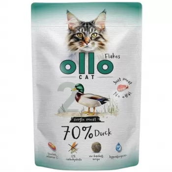 Ollo saqueta para gatos n.º 2 pato 85 g