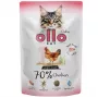Ollo comida húmida para gatos saqueta frango 85g